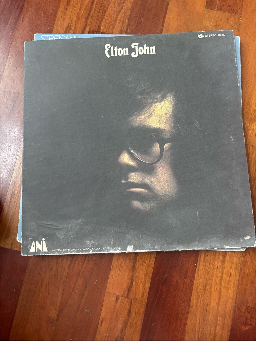 Elton John Vinyl Record - Black Cover